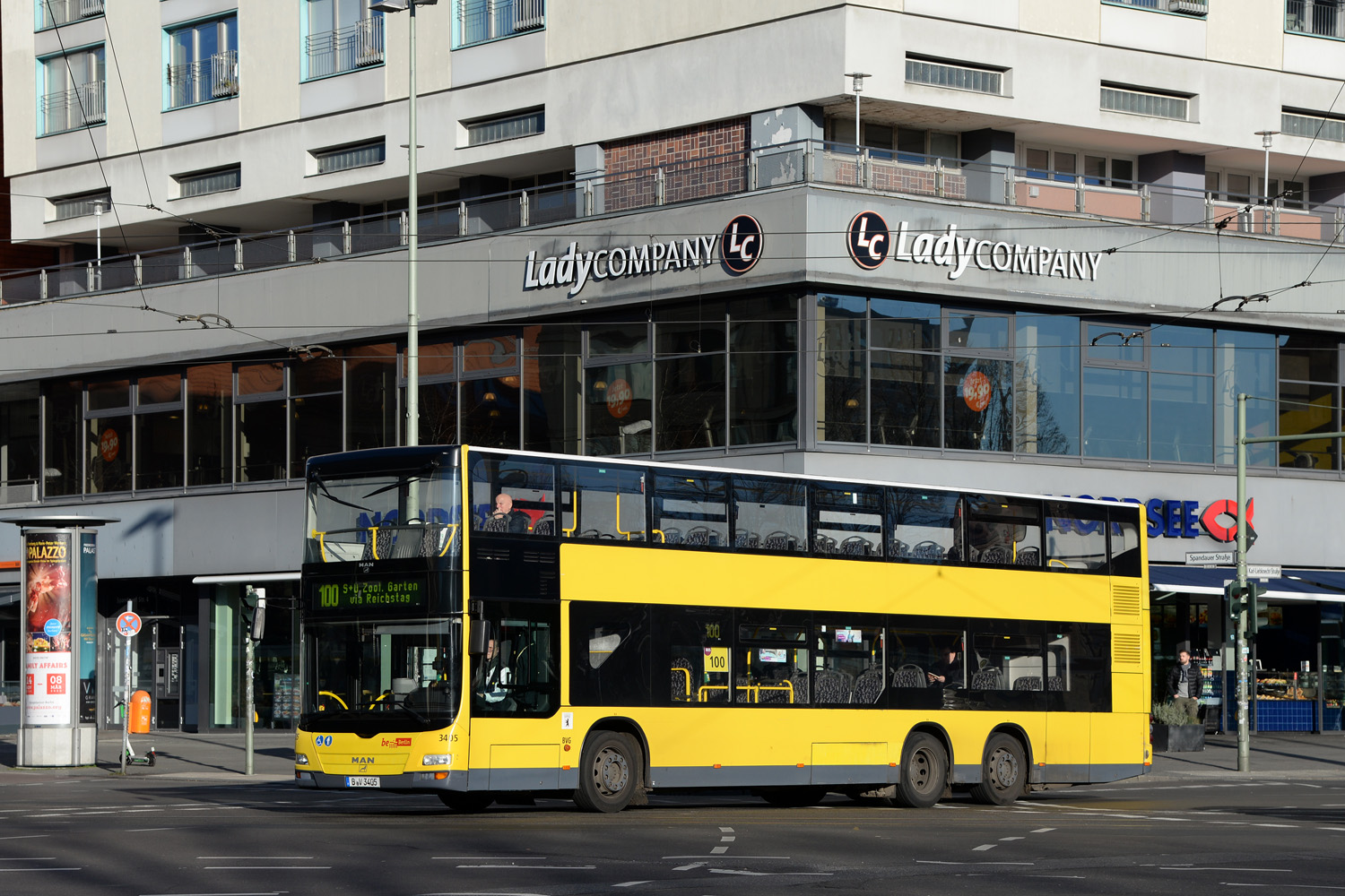 Берлин, MAN A39 Lion's City DD ND313 № 3405