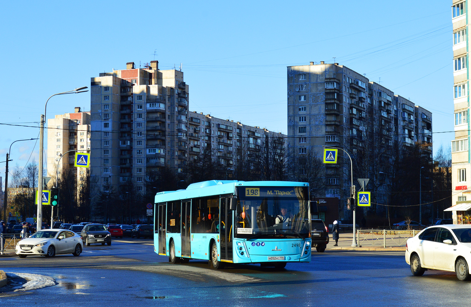 Санкт-Петербург, МАЗ-203.047 № 2498