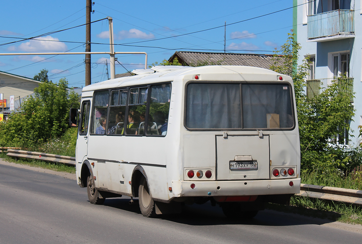 Nizhegorodskaya region, PAZ-32053 # Н 193 ХУ 152