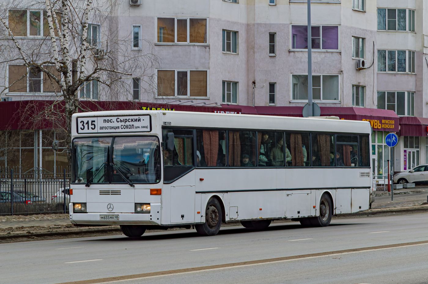 Lipetsk region, Mercedes-Benz O405 č. М 655 МН 48