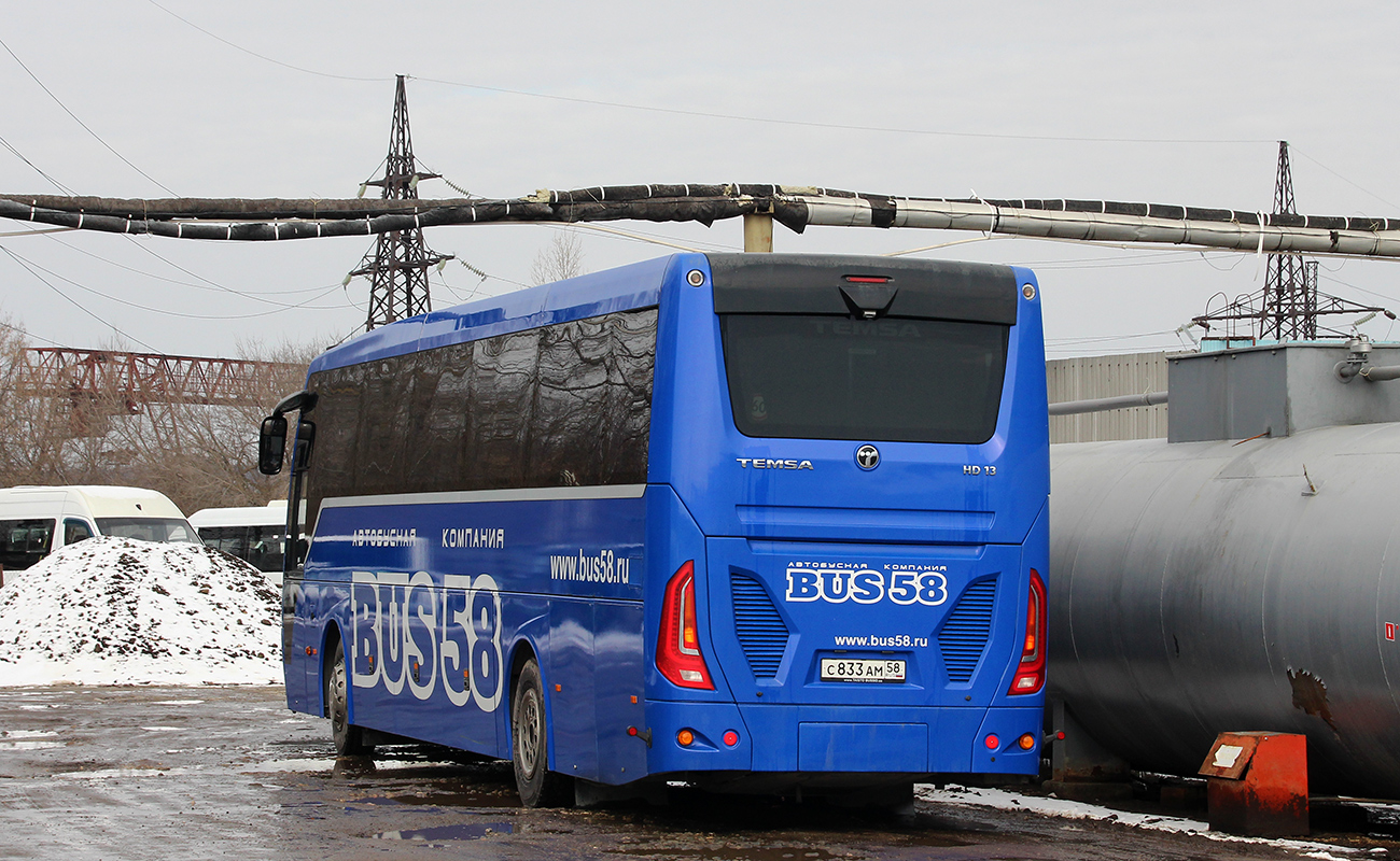 Пензенская область, TEMSA HD 13 № С 833 АМ 58