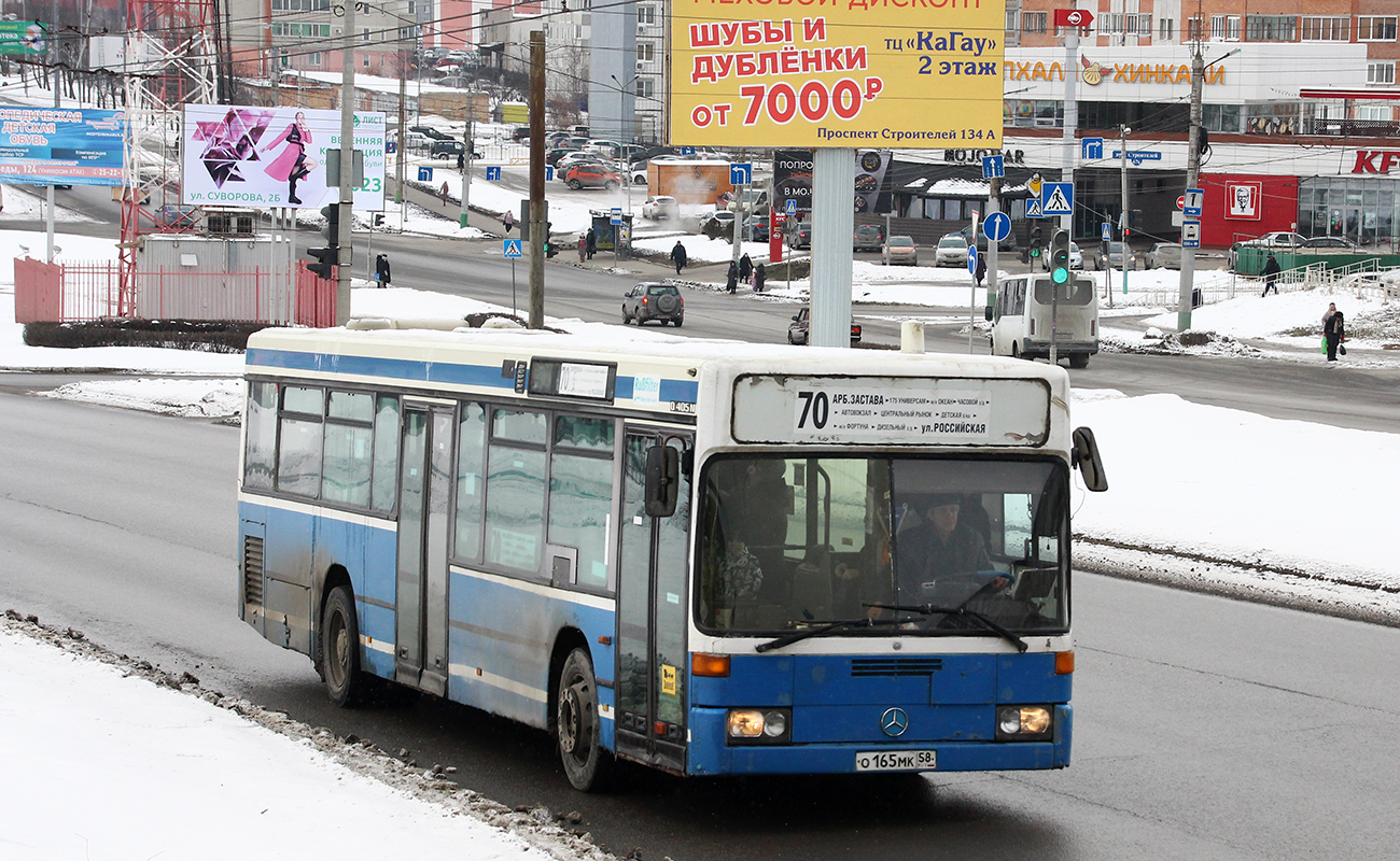 Пензенская область, Mercedes-Benz O405N2 № О 165 МК 58