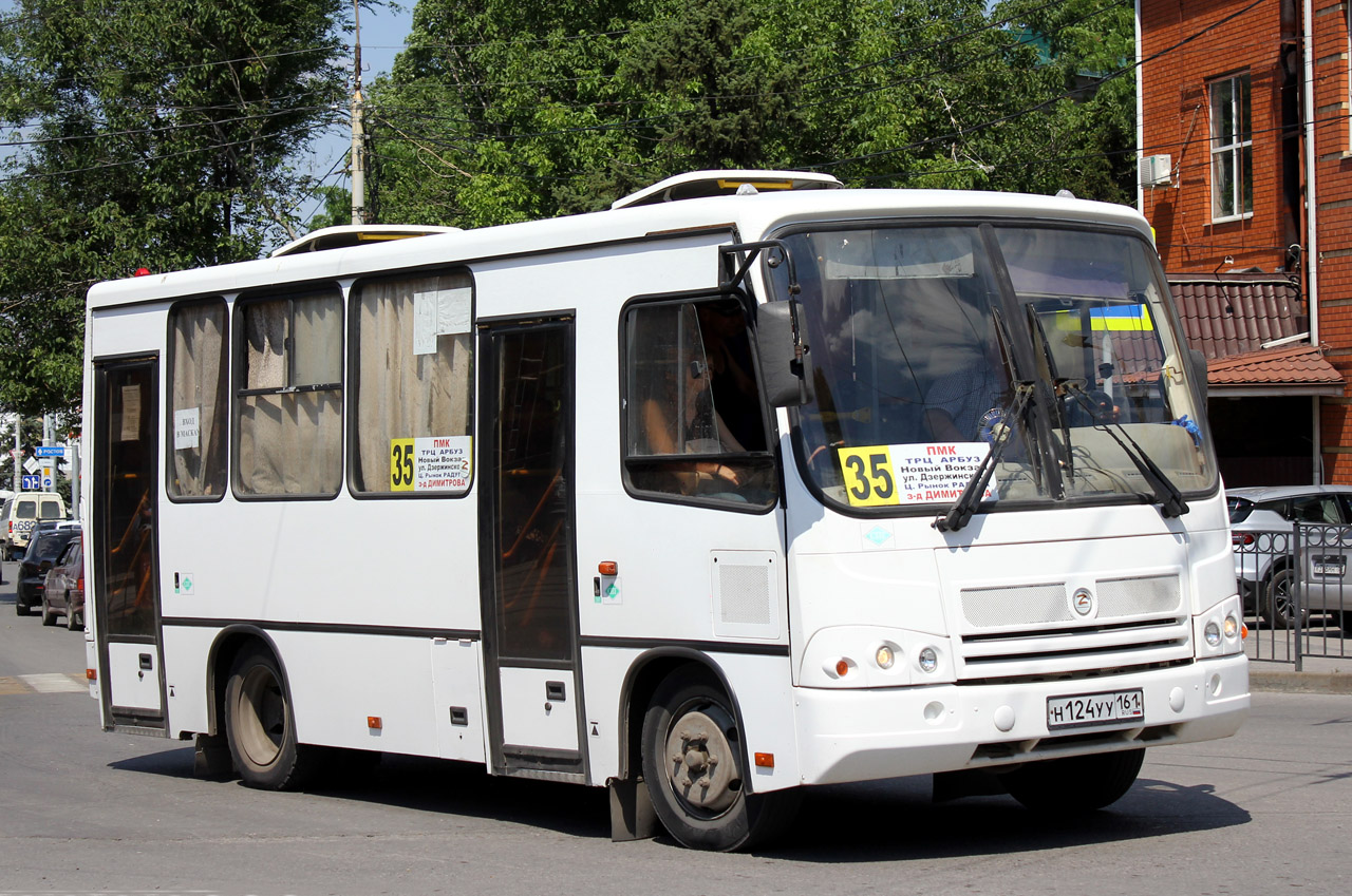 Ростовская область, ПАЗ-320302-11 № Н 124 УУ 161