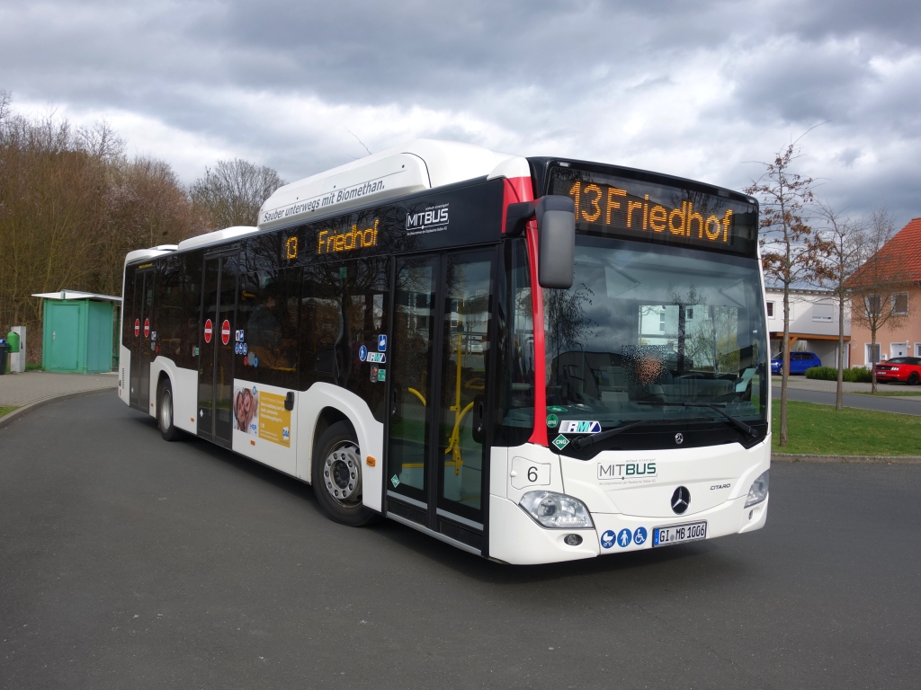 Гессен, Mercedes-Benz Citaro C2 NGT hybrid № 6