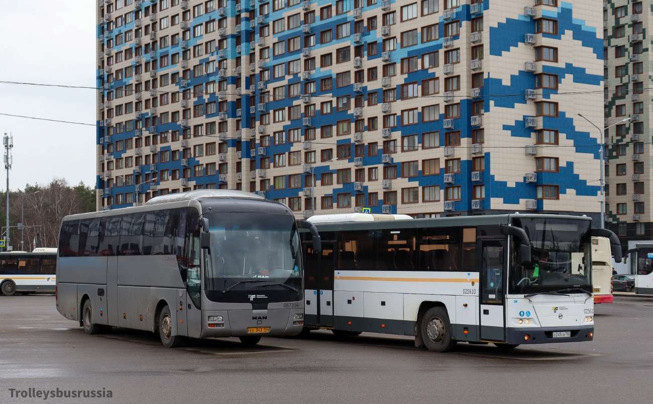 Московская область, MAN R07 Lion's Coach RHC414 № 041343; Московская область, ЛиАЗ-5250 № 025610