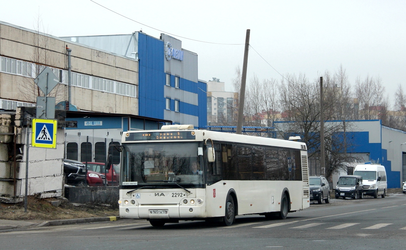 Санкт-Петербург, ЛиАЗ-5292.60 № 2292