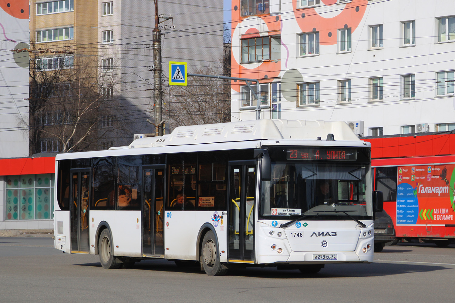 Кировская область, ЛиАЗ-5292.67 (CNG) № В 278 ХО 43