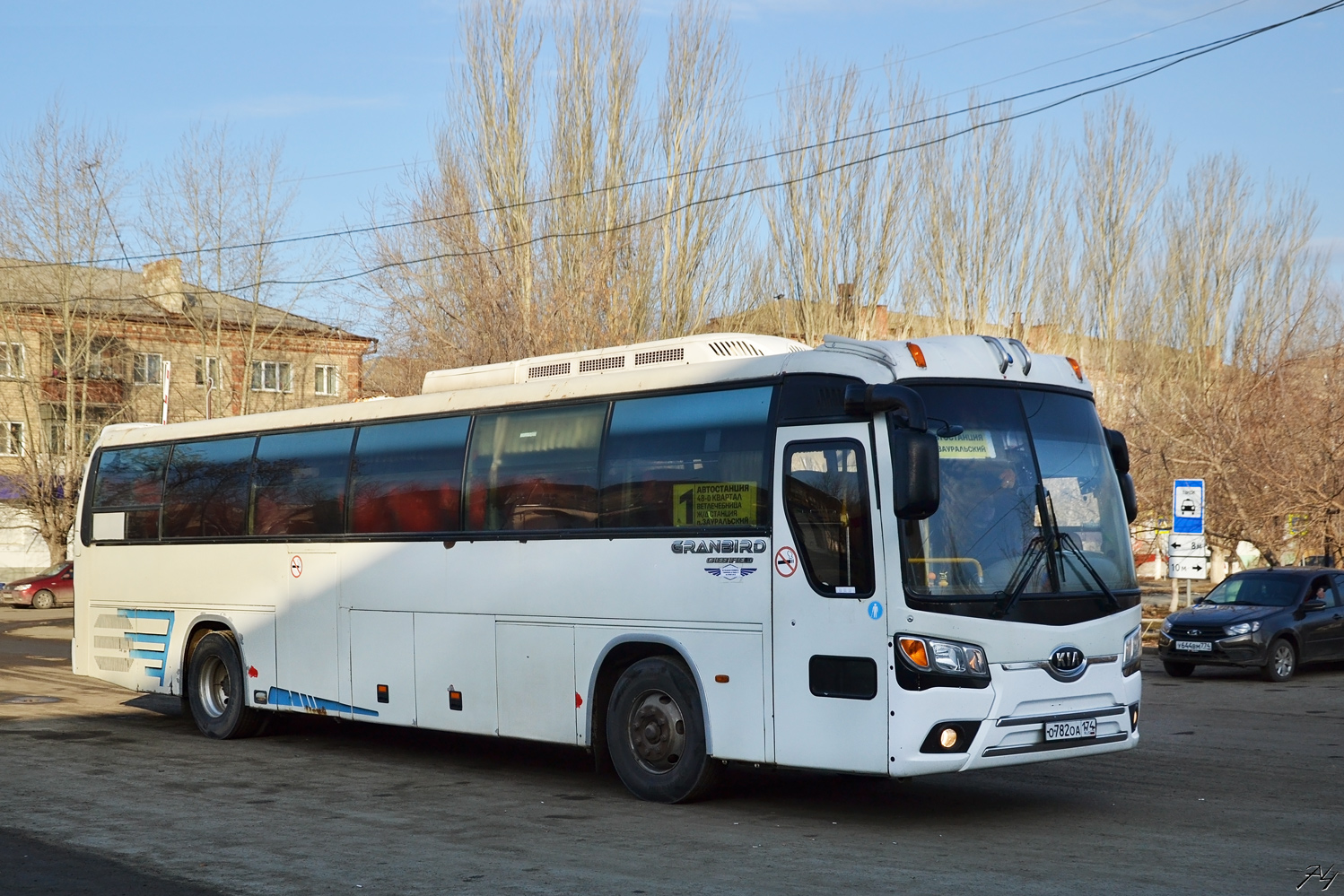 Челябинская область, Kia Granbird (КВР) № О 782 ОА 174