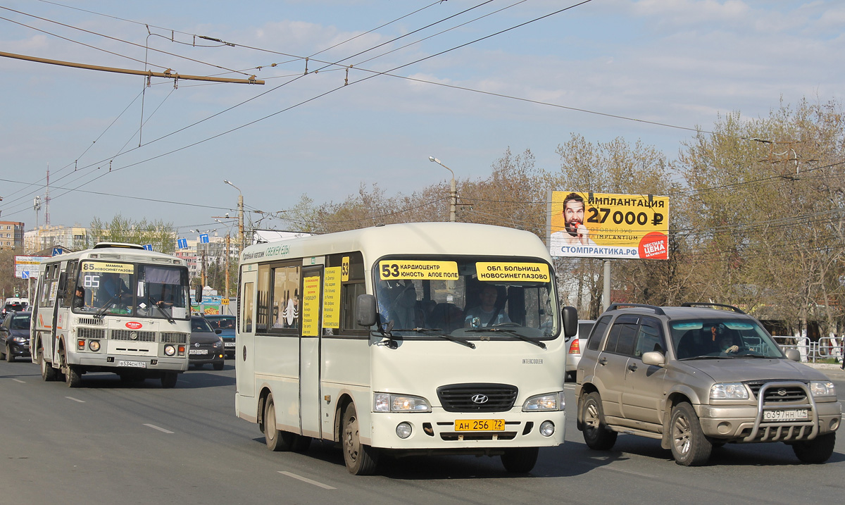 Chelyabinsk region, Hyundai County SWB C08 (RZGA) # АН 256 72