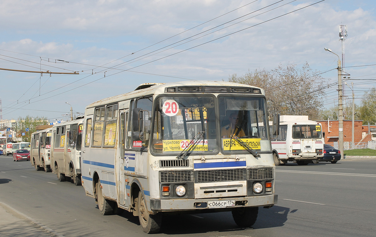 Челябинская область, ПАЗ-32053 № С 066 СР 174