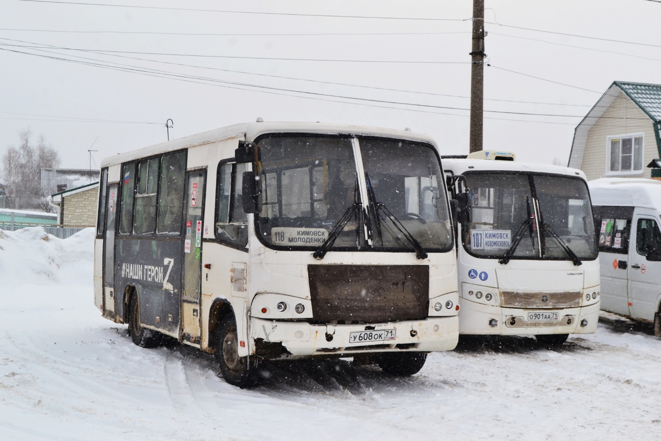 Тульская область, ПАЗ-320402-05 № У 608 ОК 71