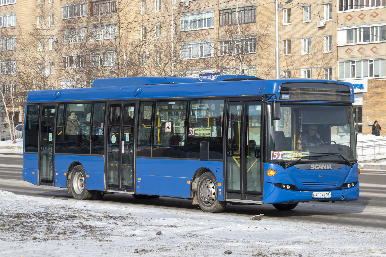 Ханты-Мансийский АО, Scania OmniLink II (Скания-Питер) № М 410 АУ 186