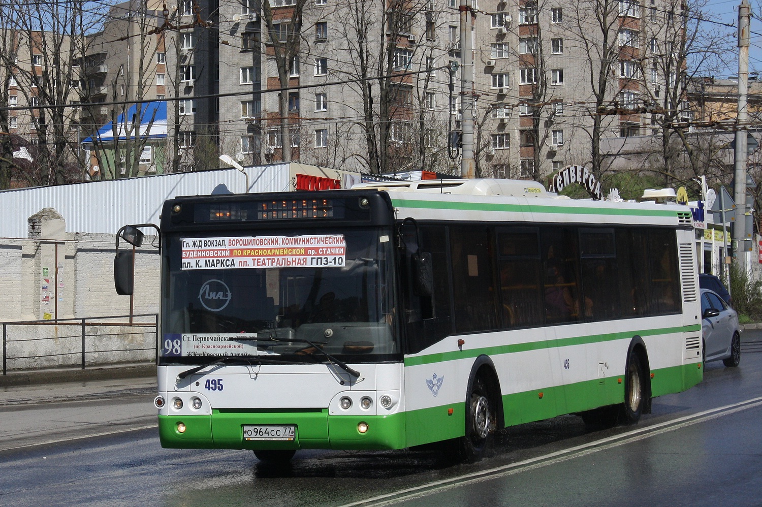 Rostov region, LiAZ-5292.22 (2-2-2) Nr. 495