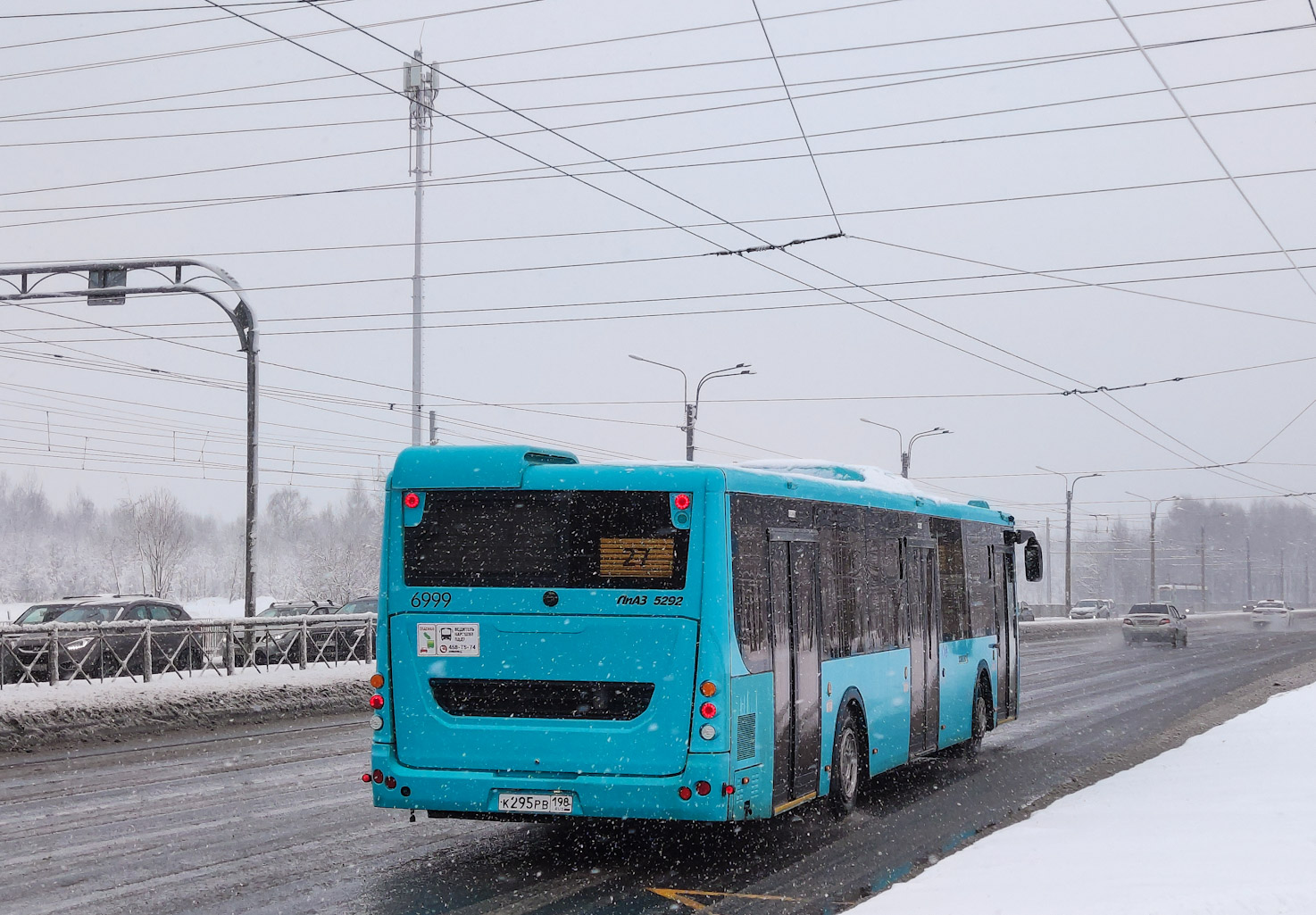 Санкт-Петербург, ЛиАЗ-5292.65 № 6999