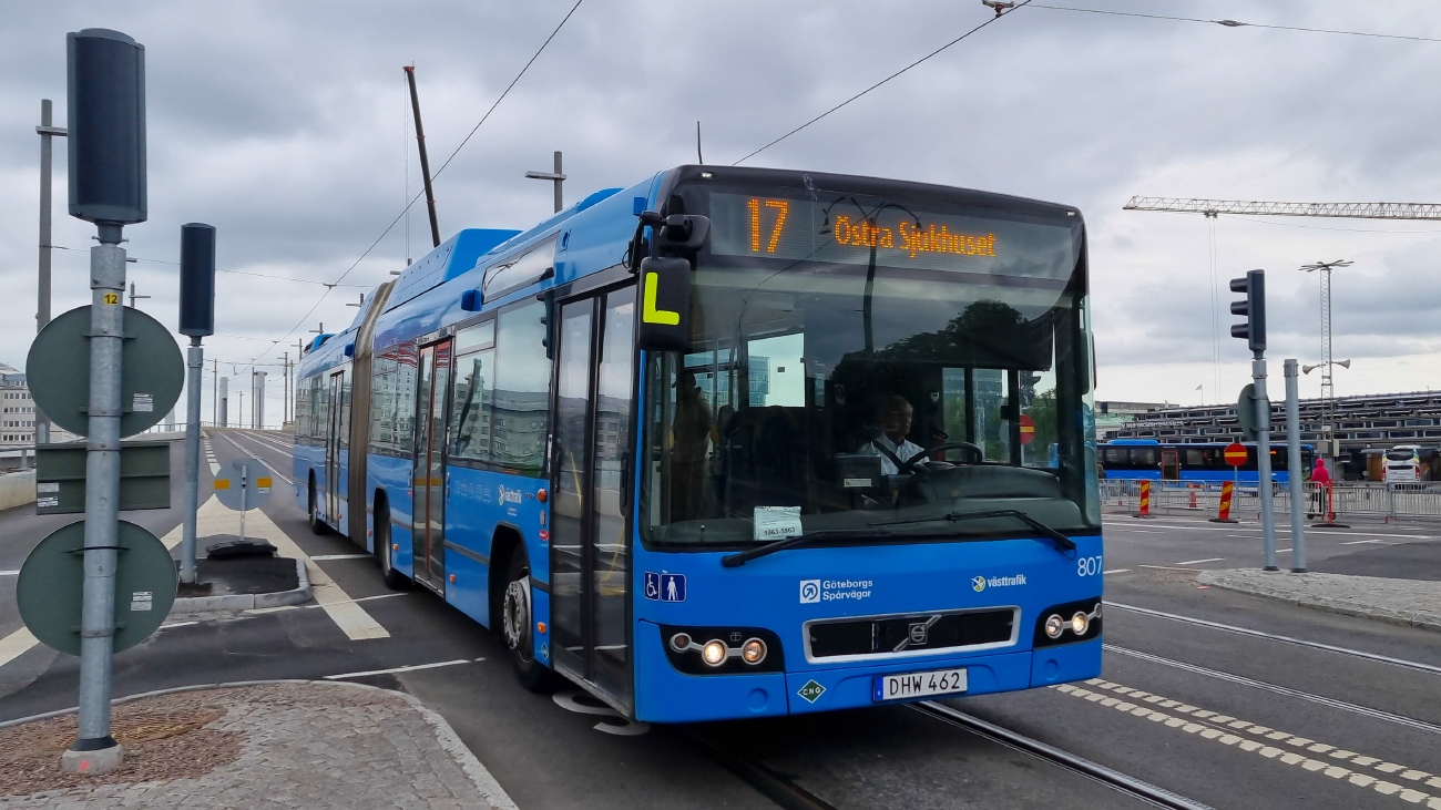 Швеция, Volvo 7700A CNG № 807