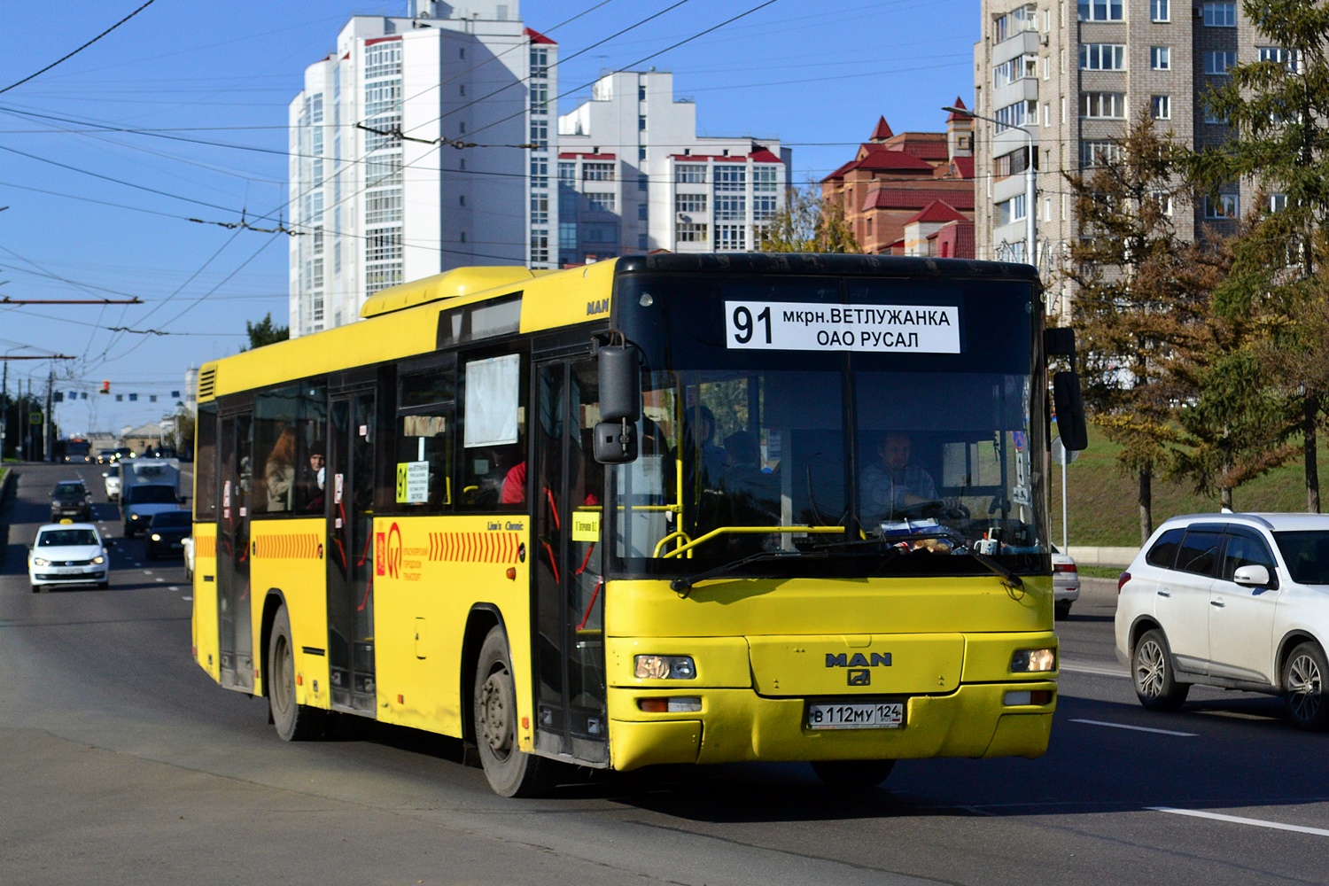 Красноярский край, MAN A74 Lion's Classic SL283 № В 112 МУ 124