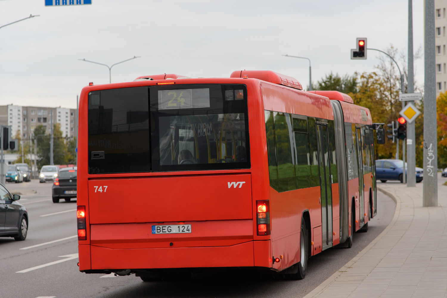 Литва, Volvo 7700A № 747