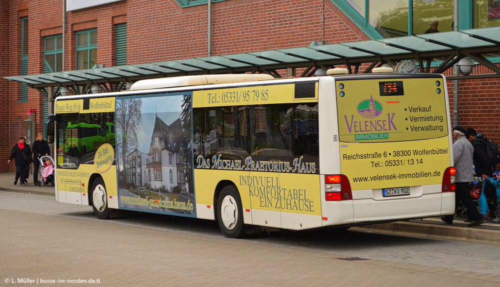 Нижняя Саксония, MAN A21 Lion's City NL320 № 0902