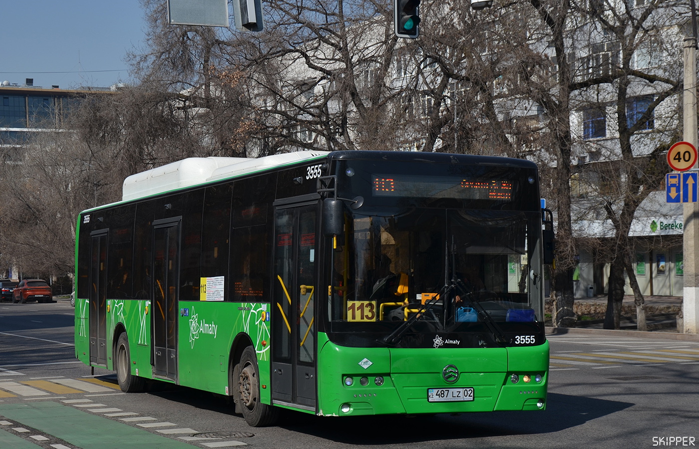 Almaty, Golden Dragon XML6125CN (Hyundai Trans Auto) № 3555