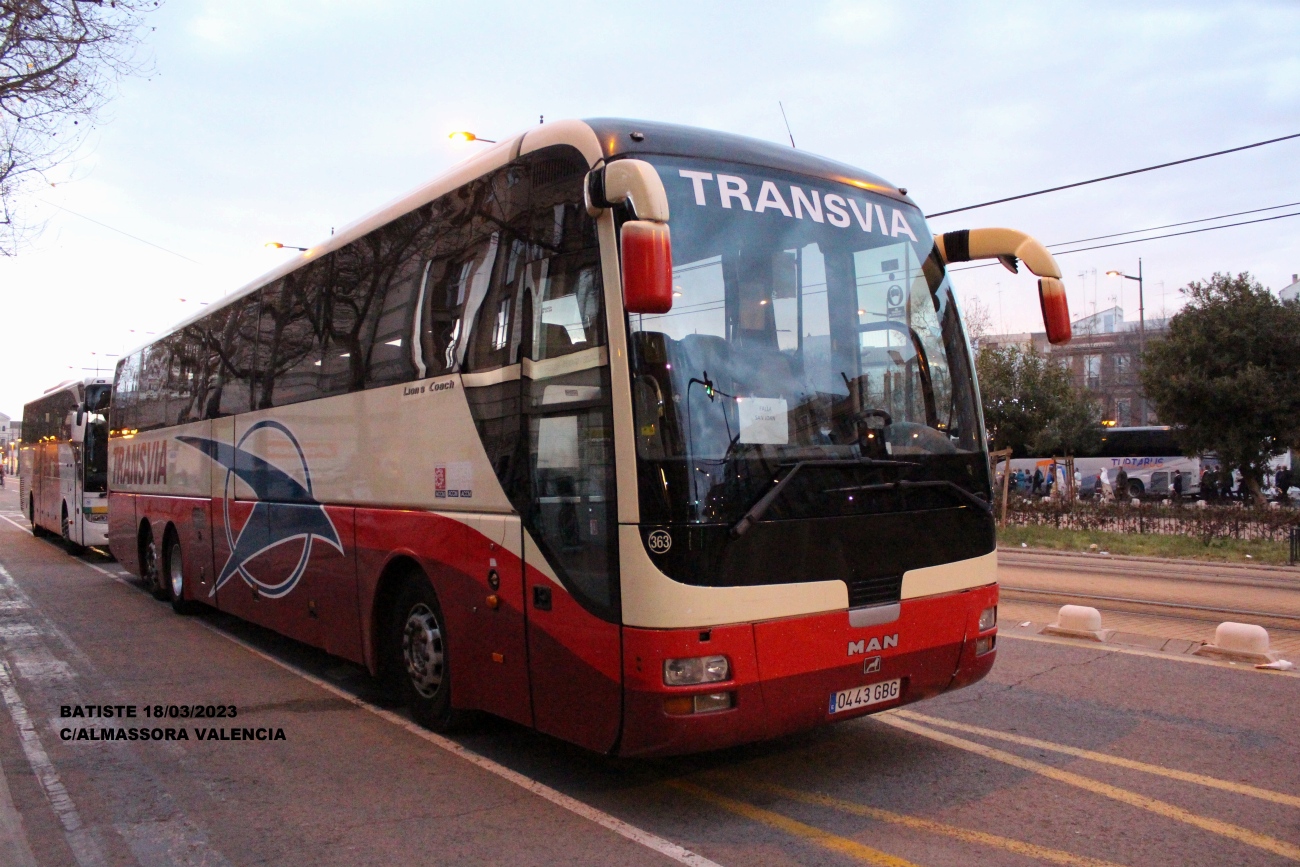 Hiszpania, MAN R08 Lion's Coach L RHC444 L Nr 363