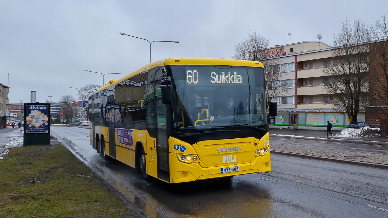 Финляндия, Scania Citywide LE Suburban № 68