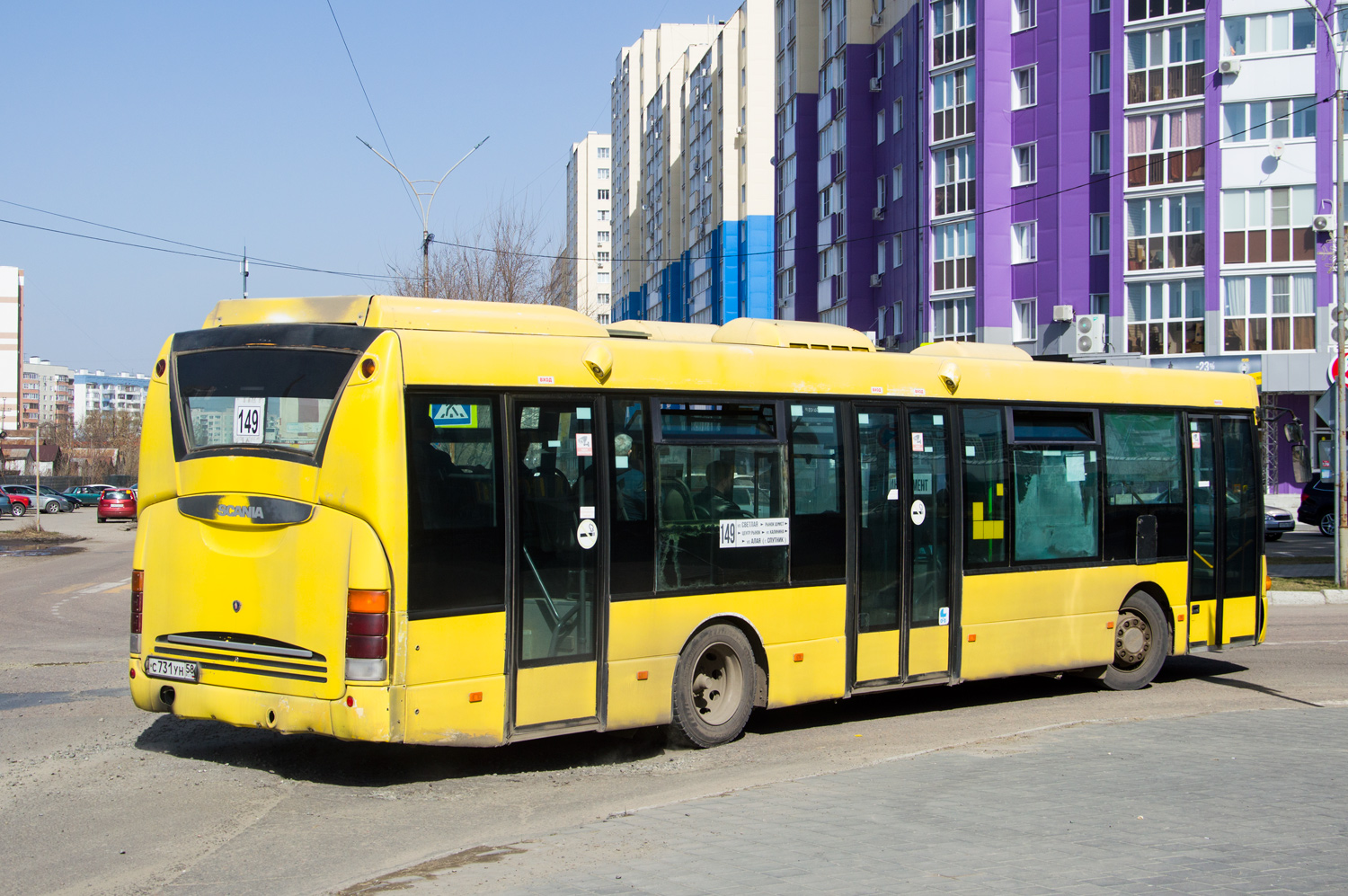 Пензенская область, Scania OmniLink I (Скания-Питер) № С 731 УН 58