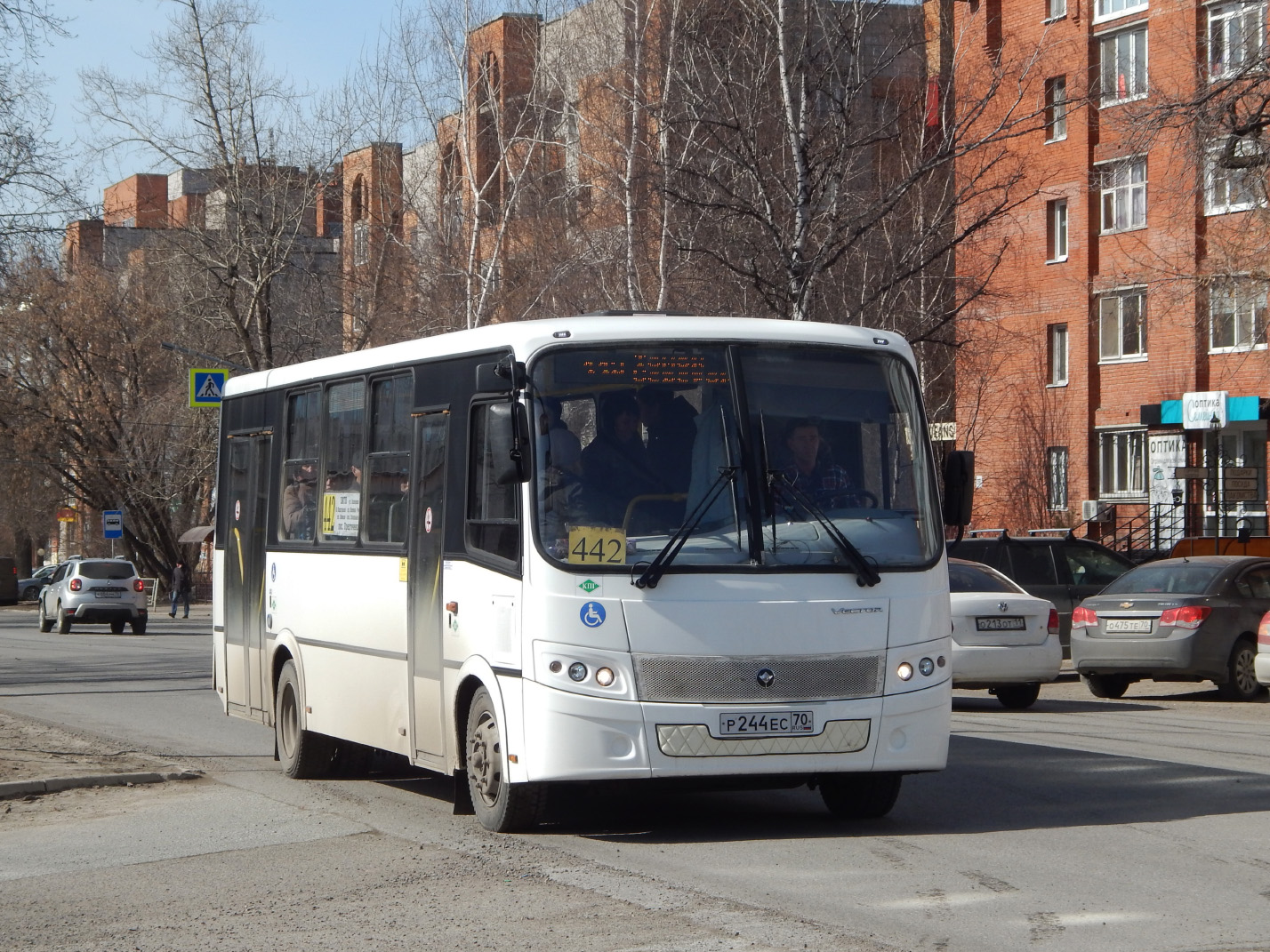 Томская область, ПАЗ-320414-14 "Вектор" № Р 244 ЕС 70