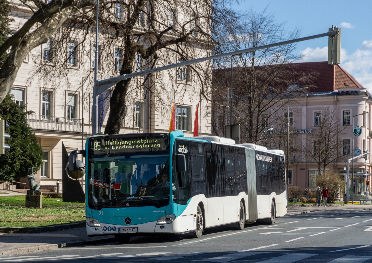 Austrijā, Mercedes-Benz Citaro C2 G hybrid № 71