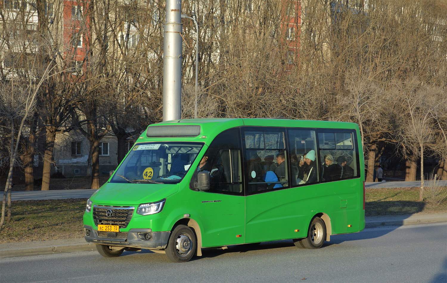 Тюменская область, ГАЗ-A68R52 City № АС 253 72