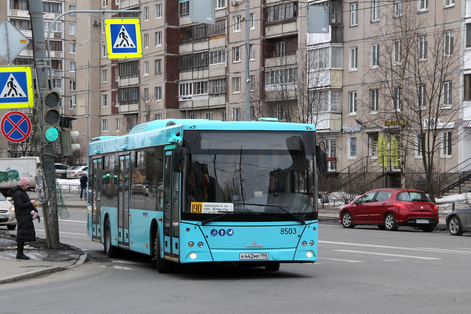 Sankt Petersburg, MAZ-203.016 Nr. 8503