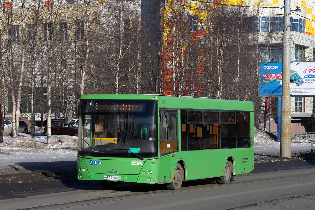 Архангельская область, МАЗ-206.086 № 7012