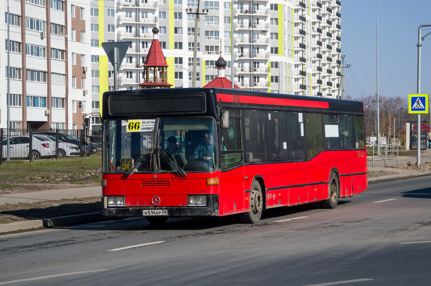 Пензенская область, Mercedes-Benz O405N2 № О 514 ЕР 58