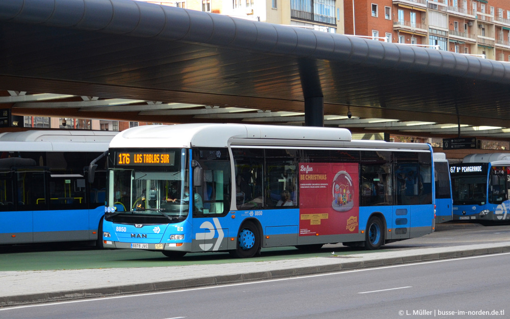 Испания, MAN A21 Lion's City NL313 CNG № 8850