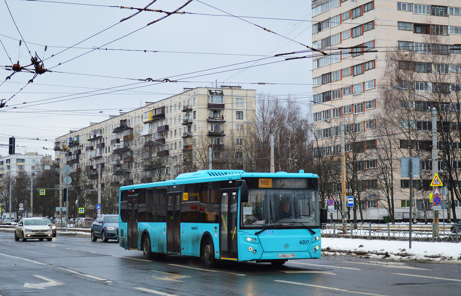 Санкт-Петербург, ЛиАЗ-5292.65 № 6207