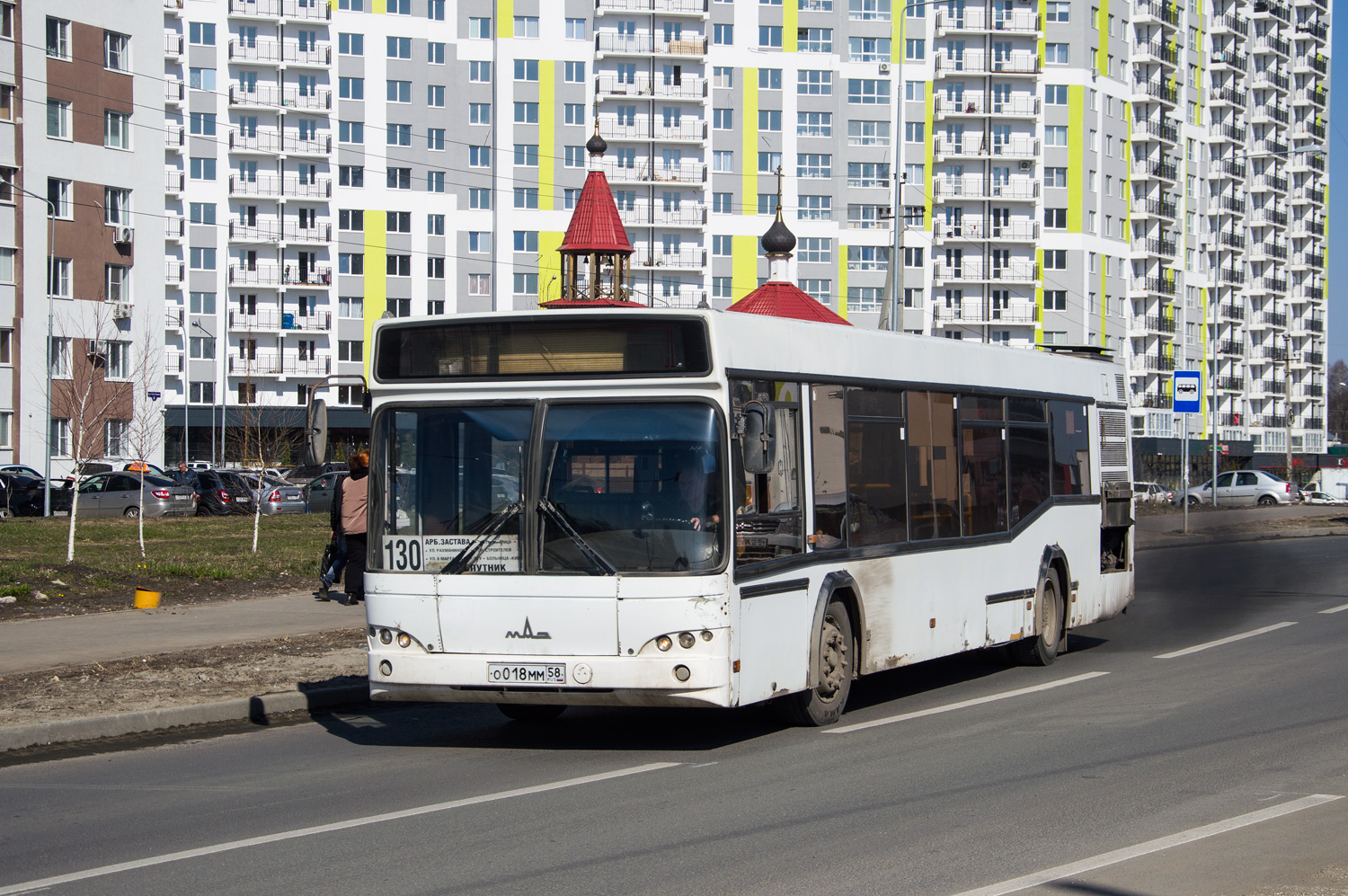 Penza region, MAZ-103.465 č. О 018 ММ 58