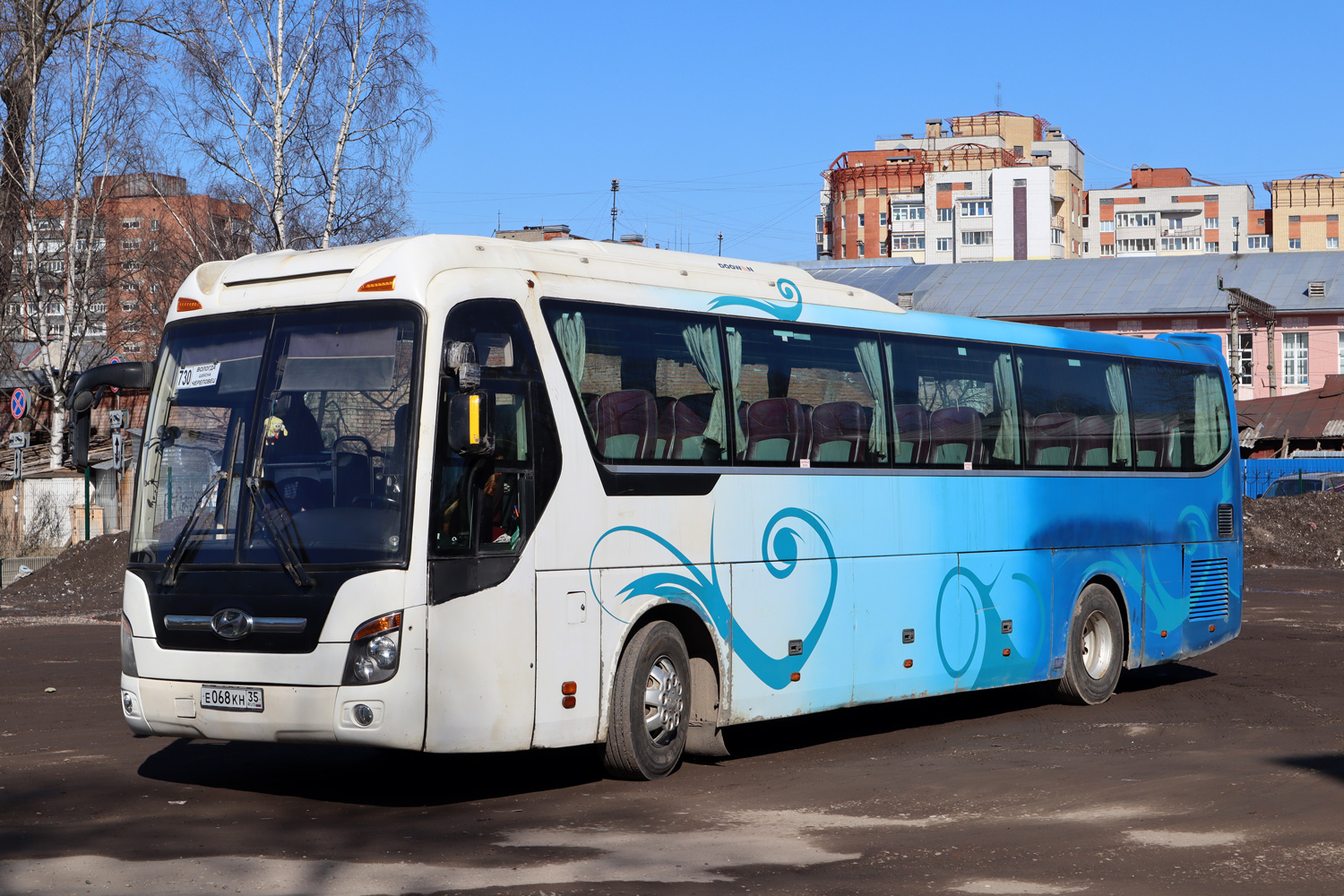 Вологодская область, Hyundai Universe Xpress Noble № Е 068 КН 35 Вологодская область, Hyundai Universe Xpress Noble № Е 068 КН 35