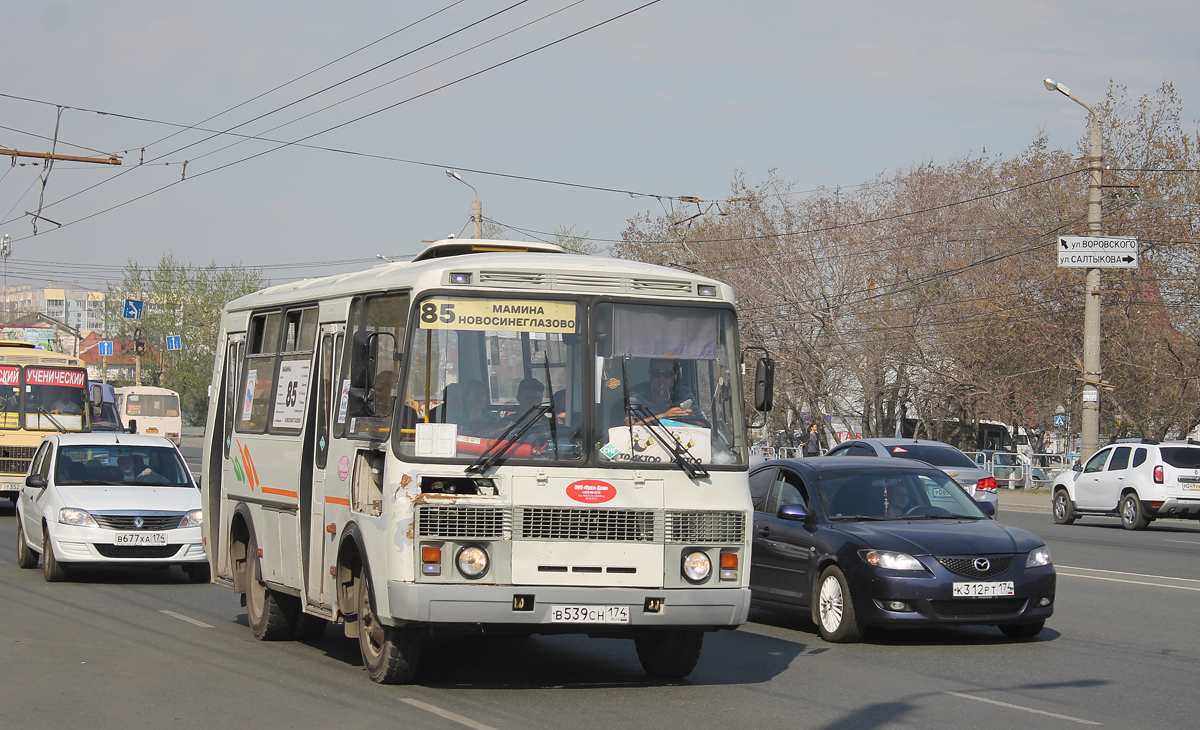 Челябинская область, ПАЗ-32054 № В 539 СН 174