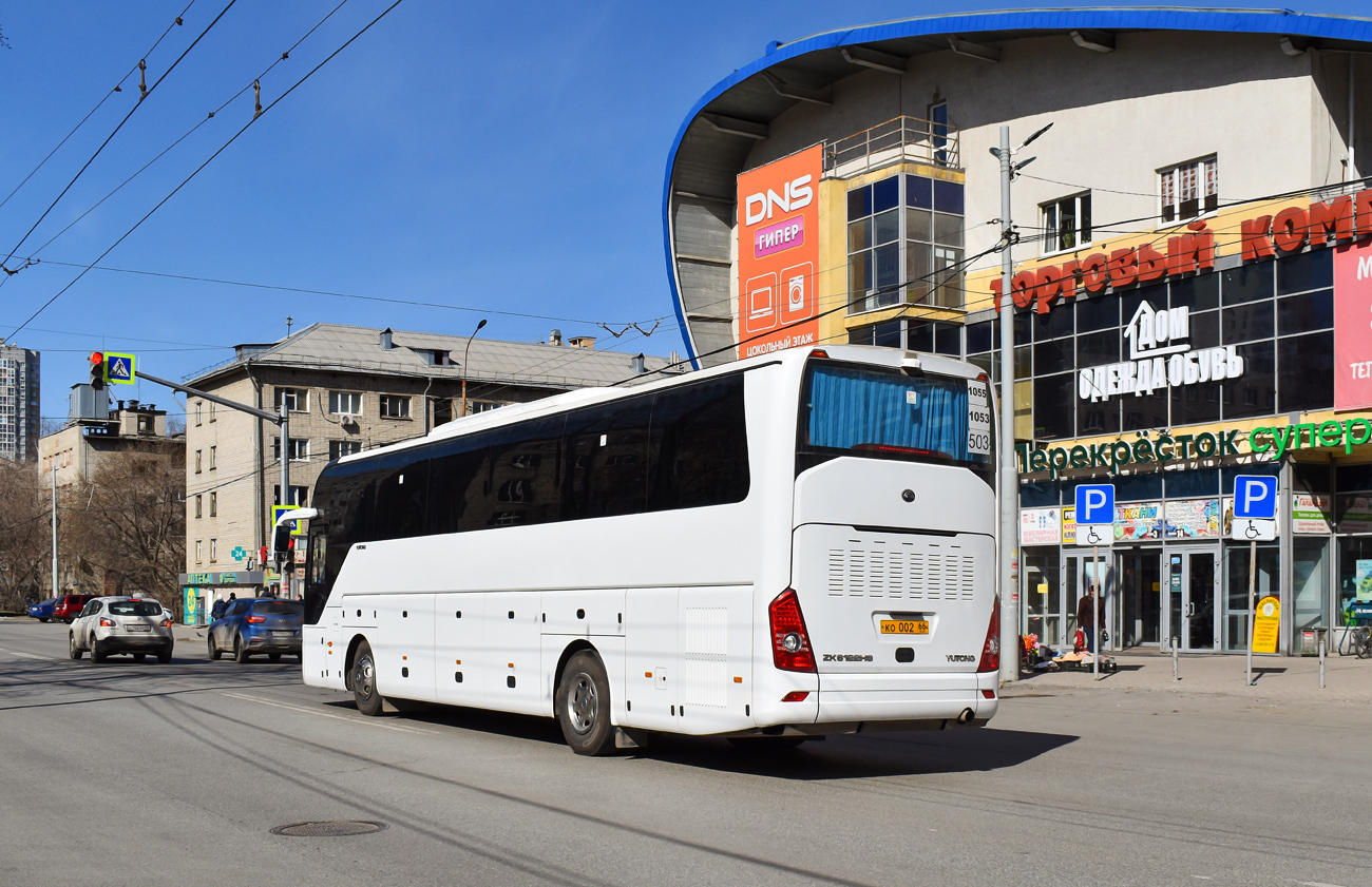 Sverdlovsk region, Yutong ZK6122H9 № КО 002 66