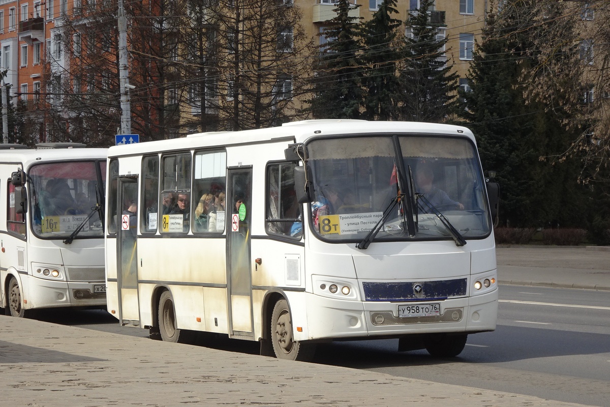 Yaroslavl region, PAZ-320402-05 "Vector" Nr. У 958 ТО 76