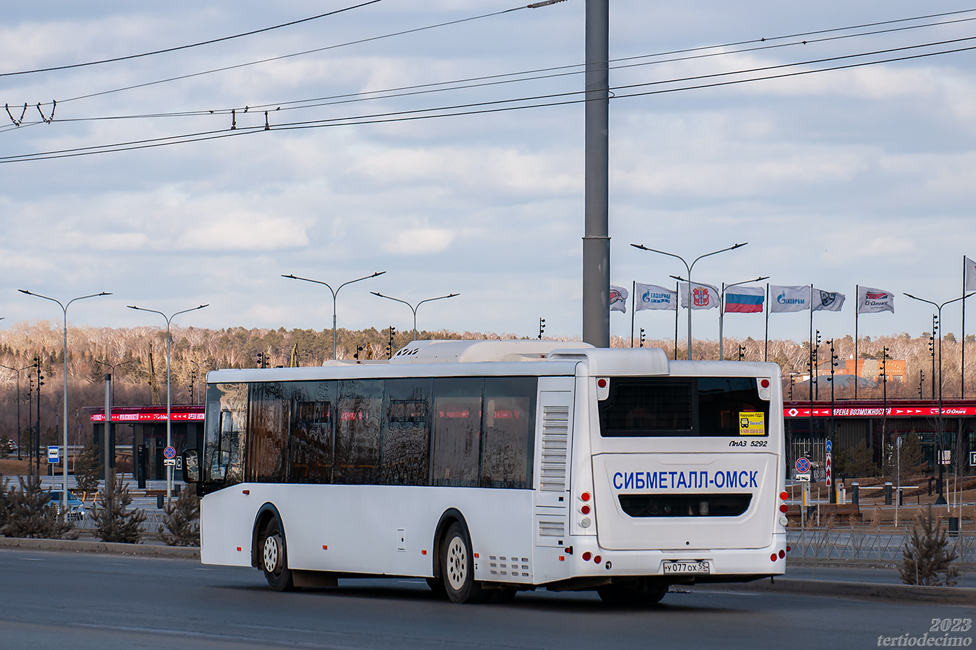 Омская область, ЛиАЗ-5292.65 № У 077 ОХ 55