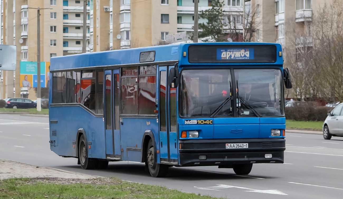 Брестская область, МАЗ-104.С21 № АА 2640-1