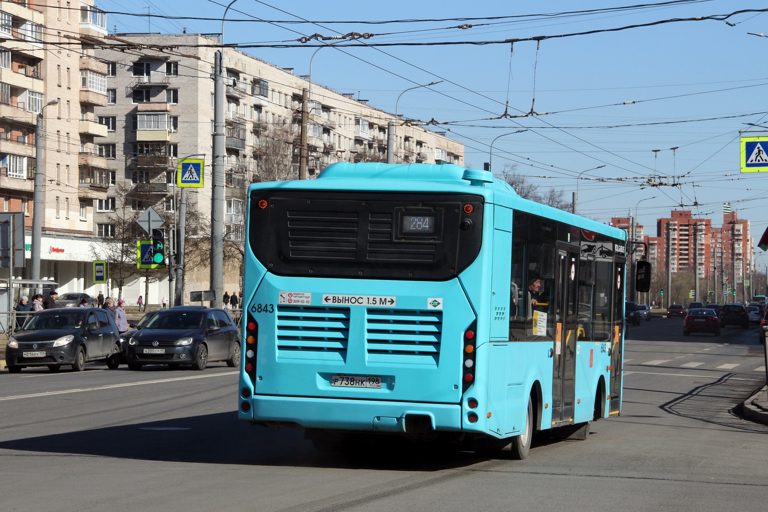 Санкт-Петербург, Volgabus-4298.G4 (LNG) № 6843