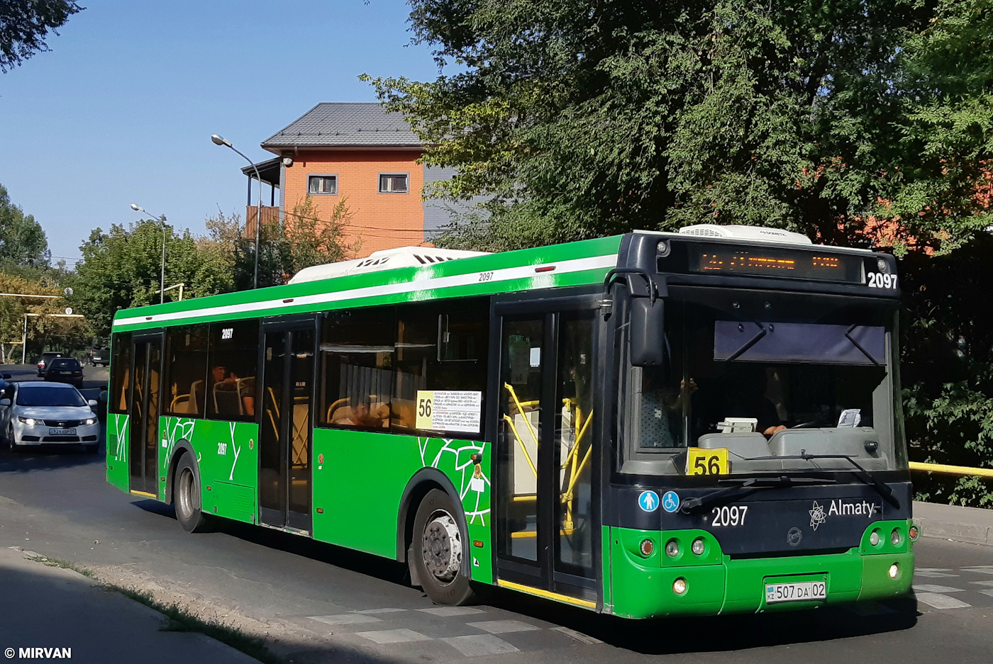 Almaty, LiAZ-5292.60 № 2097