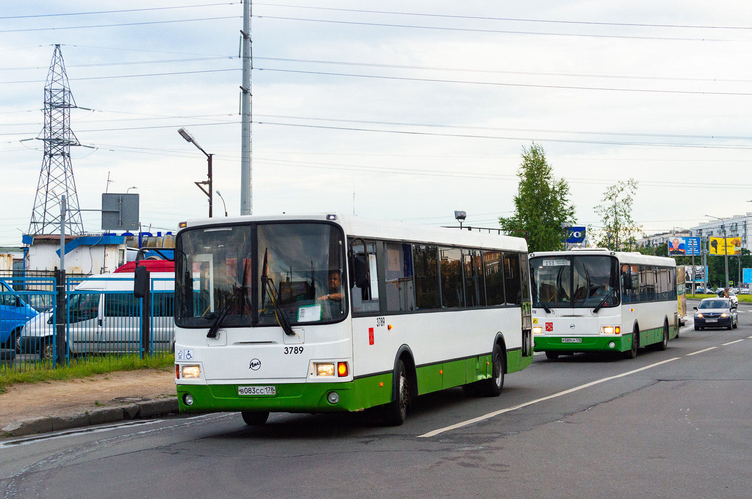 Санкт-Петербург, ЛиАЗ-5293.60 № 3789