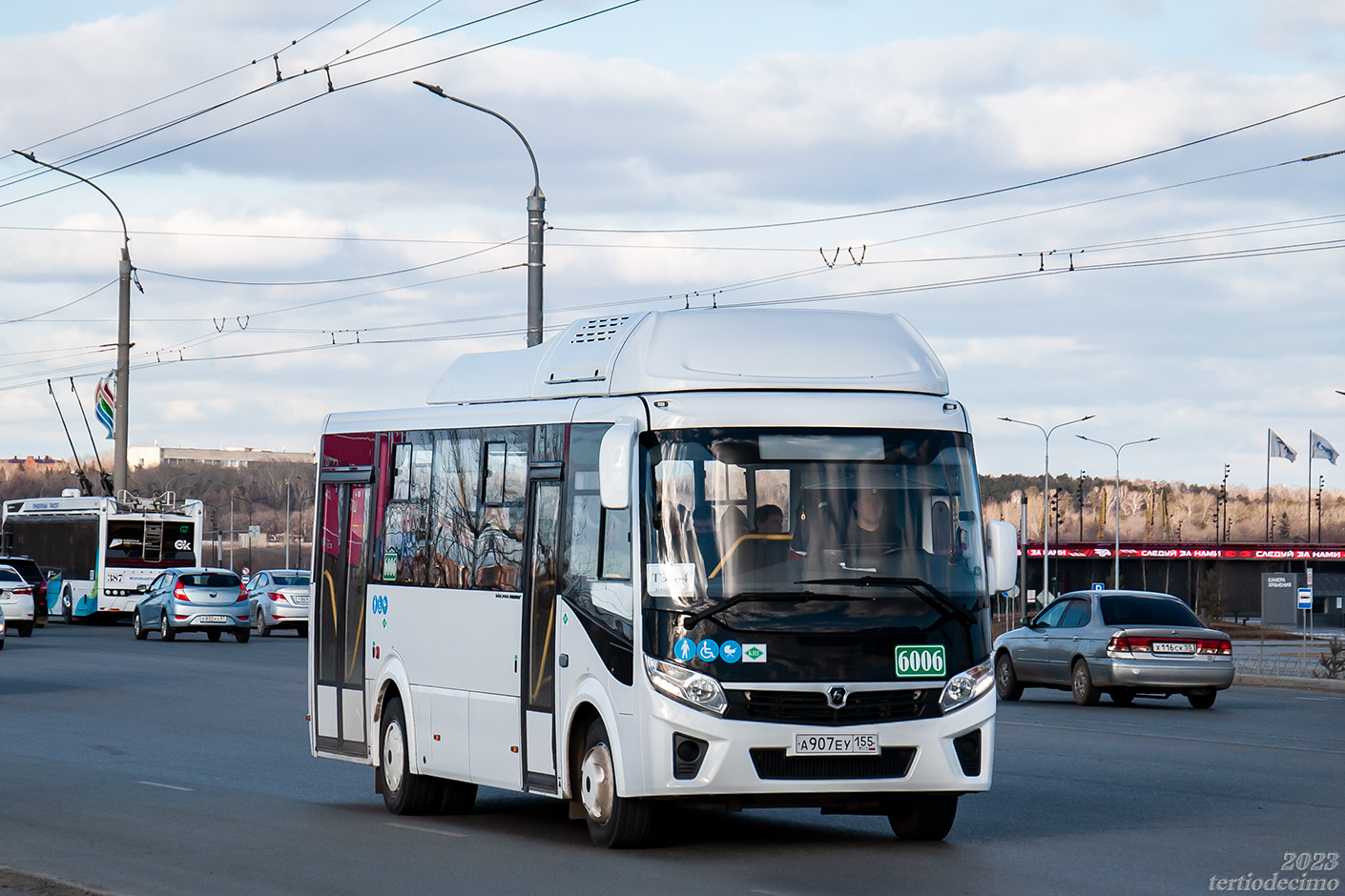 Omsk region, PAZ-320415-14 "Vector Next" č. 6006