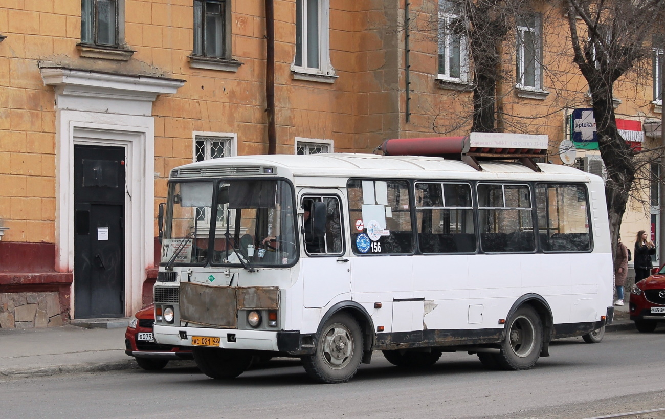 Кемеровская область - Кузбасс, ПАЗ-32054 № 021