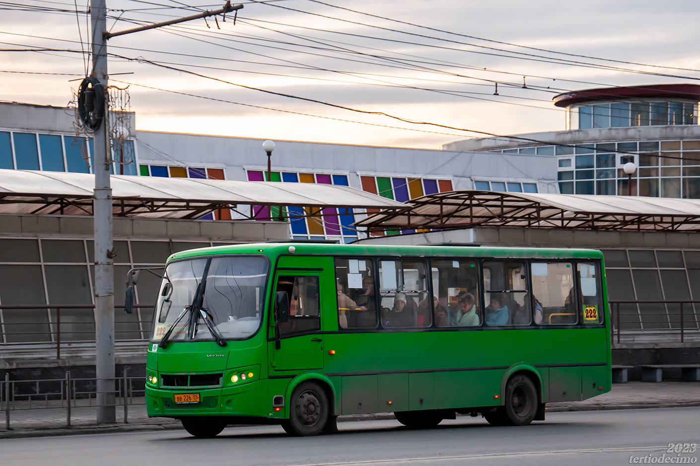 Омская область, ПАЗ-320412-14 "Вектор" № ВВ 226 55