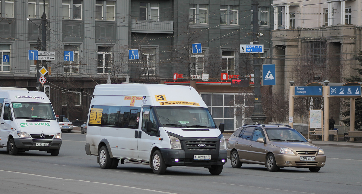 Челябинская область, Нижегородец-222709  (Ford Transit) № Т 582 ТЕ 174