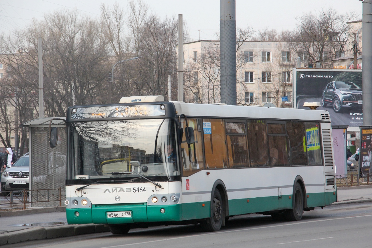 Санкт-Петербург, ЛиАЗ-5292.60 № 5464