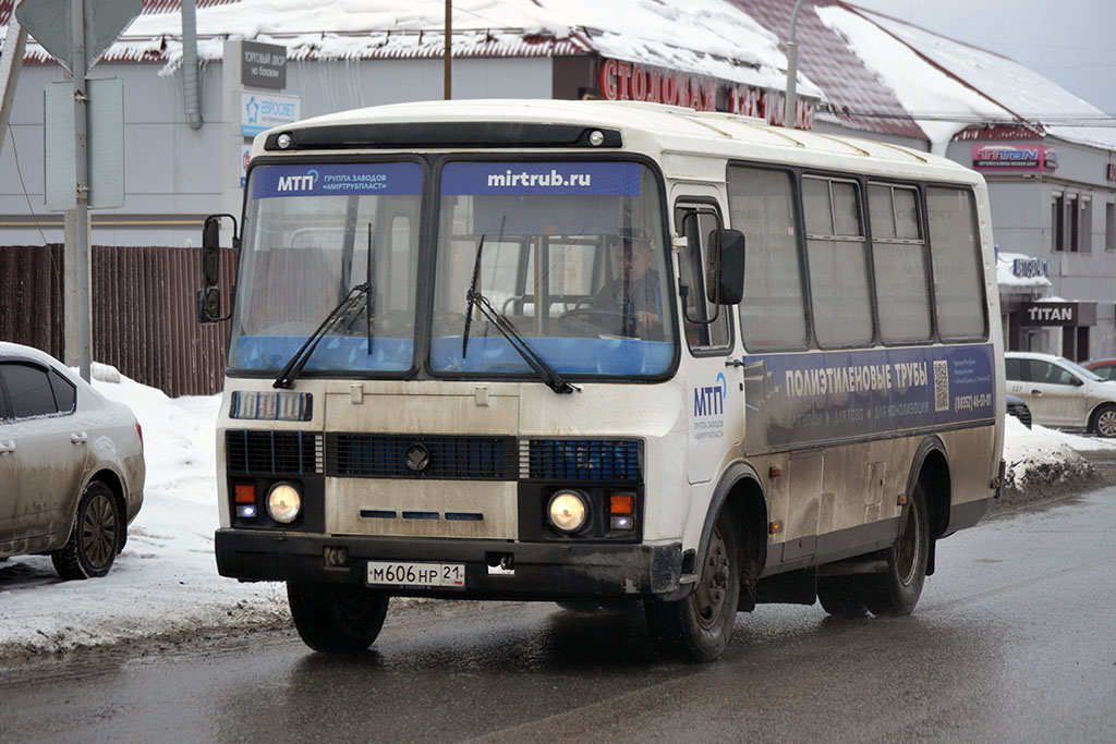 Чувашия, ПАЗ-32054 № М 606 НР 21